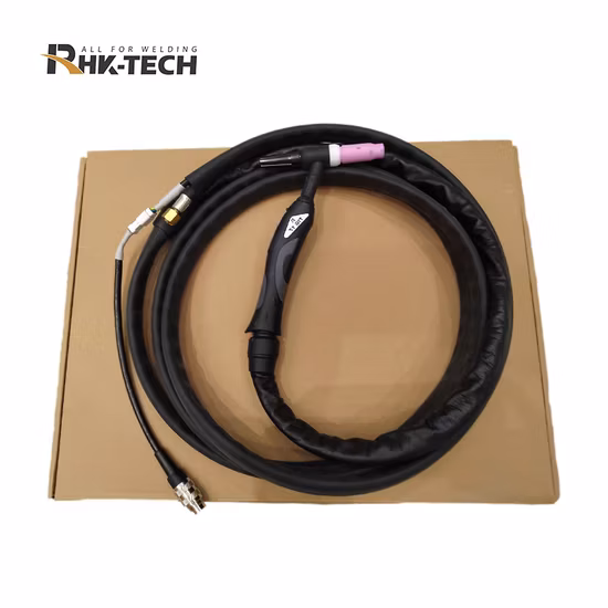 Rhk Wp17 Replaceable Double Switch 4m Cable Gas Cooled Argon TIG Welding Torch
