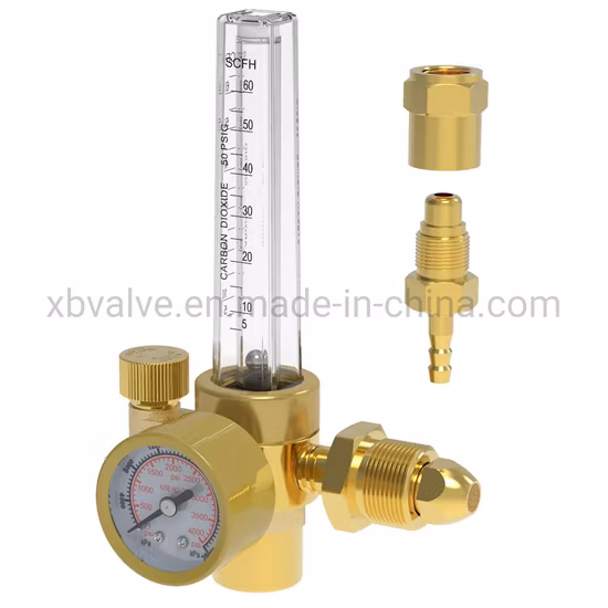 Precio de fábrica Venta caliente Medidor de flujo de CO2 Regulador de gas Fabricante OEM