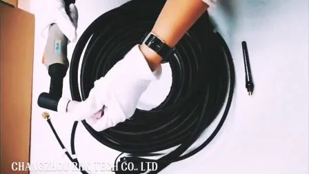 Rhk Tech-interruptor doble único, Cable de 4m y 8m, aprobado por CE, soplete de soldadura TIG manual de arco de argón